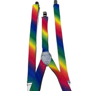 Suspenders Rainbow adjustable stretch